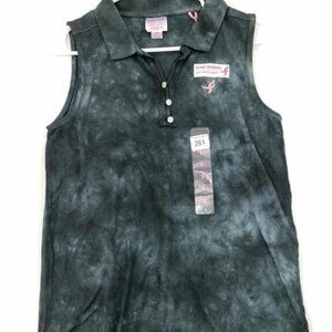 BOGO Susan G. Komen green tie dye  Breast Cancer awareness campaign workout YOGA